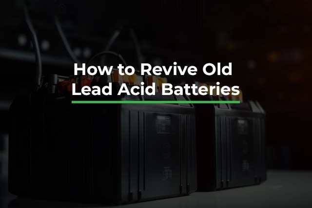 revive old lead acid battery